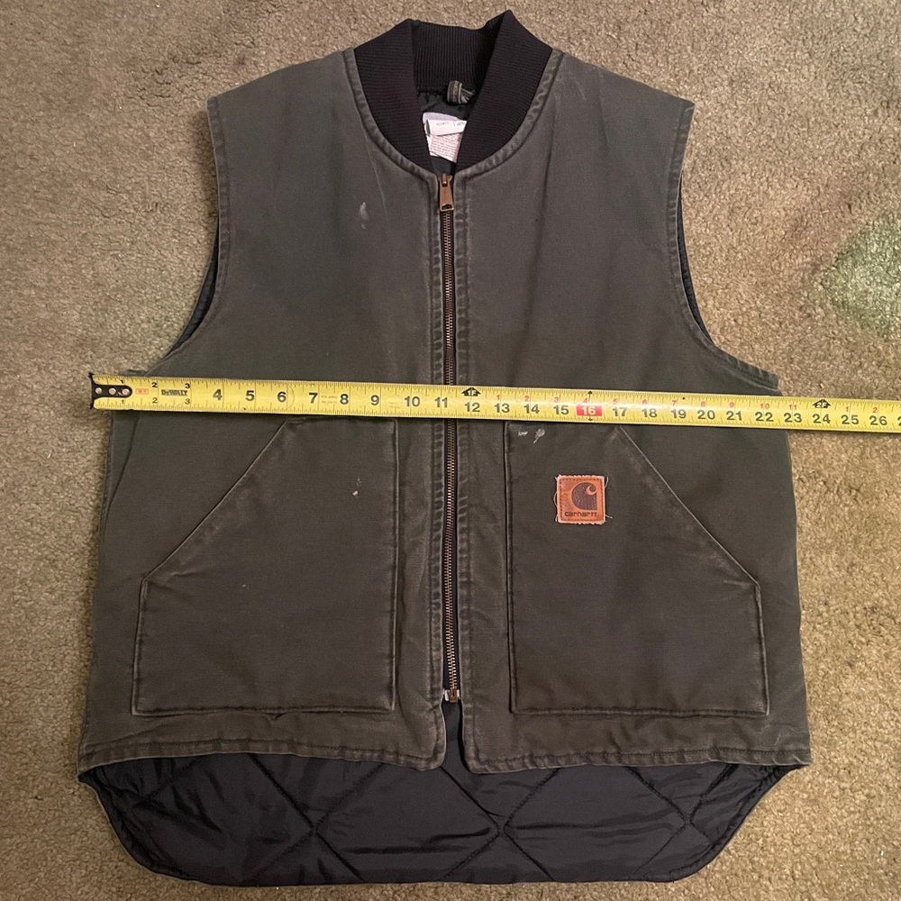 VTG CARHARTT MEN’S VEST V02 LARGE 80s 90s